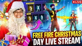 Santa Mode ON 🎅 Free Fire Christmas LIVE | Gaddar Gameplay 🔥