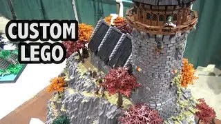 LEGO Medieval Mountaintop Monastery | Brick Fiesta 2017