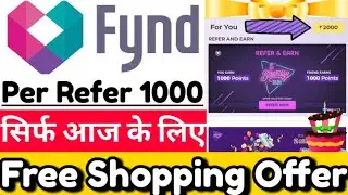 😘😘Free Shopping Offer | Fynd App Free Shopping | Fynd App | Fynd App Refer And Earn | Free Shopping😍