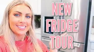 NEW Fridge Tour & Trader Joe's Grocery Haul | MOVING VLOG #4