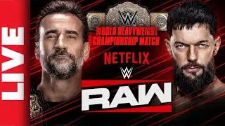 🔴 WWE RAW Live Stream | CM Punk vs Finn Balor | Watch Along January 19th 2026