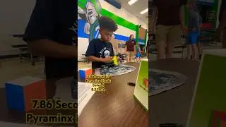 7.86 Seconds! CSS '24 - Pyraminx Finals, S5 #cube #speed #shorts #games #fun #wow #cool