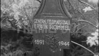 Memorial Tablet, Erwin Rommel, Germany, 1940 - 1949