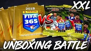 XXL UNBOXING BATTLE! 😱🔥 Panini FIFA 365 2019
