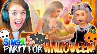 👶EMILY'S NEW BABY + 🎃HALLOWEEN PARTY! (👻The Sims 4 Halloween Special #57🎃)