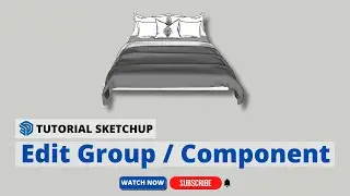 Tips Sketchup: Objek Hilang saat Edit Group atau Component