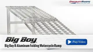 Big Boy II Aluminum Folding Motorcycle Ramp