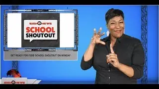 Get ready for FSDB 'School Shoutout' on Monday (ASL - 11.10.19)