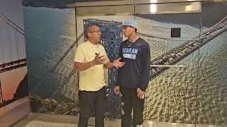Estrevista Ernesto  German con Juan de dios Gil Periodiosta de los yankee de New York
