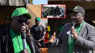 BALAA! CHONGOLO, DEO SANGA WAOMBA KURA KWA WAJUMBE WAKIWA NA ULINZI MKALI MAKAMBAKO