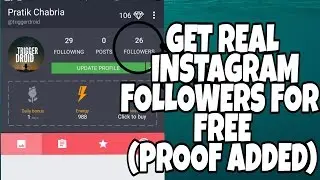(INSTAGRAM)GAIN INSTANT REAL FOLLOWERS FOR FREE !!!(100% REAL WITH PROOF)