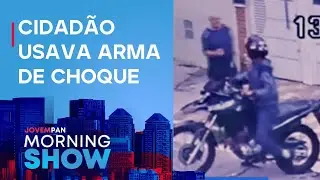 Idoso ENFRENTA ASSALTANTES só RECUA após TIRO para o alto; VEJA