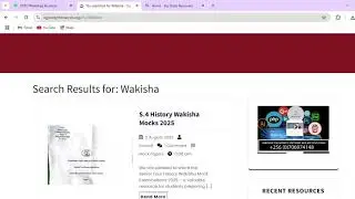 How to get Wakisha Mock Papers 2025
