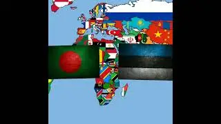Bangladesh vs Asia, Europe and Americas countries. #shorts #asia #europe #america #comparison