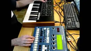 Prophet Rev2 and Rm1x trance track, named 