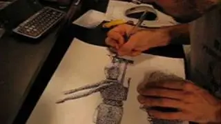 Pen And Ink Time Lapse