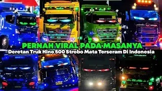 PERNAH VIRAL PADA MASANYA‼️DERETAN TRUK HINO 500 STROBO MATA TERSERAM DI INDONESIA 
