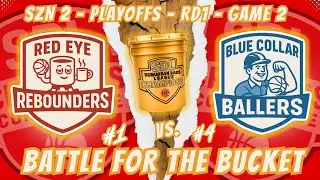 PLAYOFFS RD 1 Red Eye Rebounders vs Blue Collar Ballers
