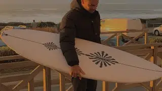 Planche de surf Pukas 5&rsquo;8 Acid Plan Twin fin Channels
