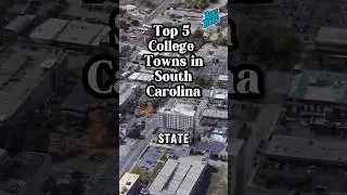 Top 5 College Towns in South Carolina 🌴⛪️ #collegetowns #top5 #southcarolina #carolina