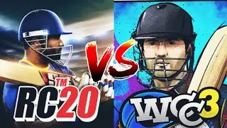 Real Cricket 20 vs WCC 3|| RC20 Vs WCC3|| Cricket game comparison
