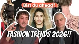 FASHION TRENDS 2026 🥵 WAS KOMMT DA AUF UNS ZU? ft. @ROBERTFRIEDRICHSREACT