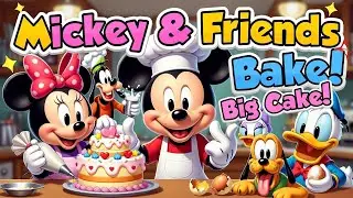 🐭 Mickey Mouse Cake Adventure | Happy Kids Animation 🎂