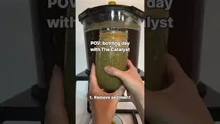 Bottling beer with The Catalyst conical fermenter