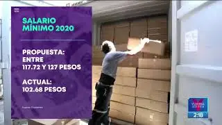 Aumento al salario m&iacute;nimo para 2020, propone Coparmex | Noticias con Yuriria Sierra
