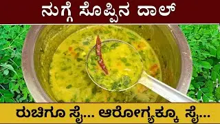 ಇಮ್ಯುನಿಟಿ ಬೂಸ್ಟರ್ ನುಗ್ಗೆ ಸೊಪ್ಪಿನ ದಾಲ್ ಪಪ್ಪು| Drumstick Leaves Dal Pappu| Moringa Dal | Moringafry