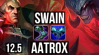SWAIN vs AATROX (MID) | 4/1/7, 1.8M mastery, 300+ games | NA Master | 12.5