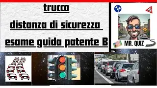 Trucco distanza di sicurezza utile per esame guida patente B