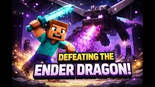 Steve vs Ender Dragon FINAL BATTLE 🐉 | Minecraft Survival End Boss Fight