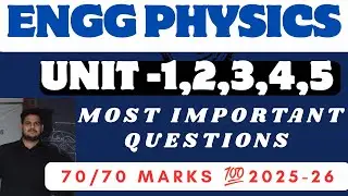 Engineering Physics Aktu Most Important Questions  | AKTU Engg Physics Most Important Questions 