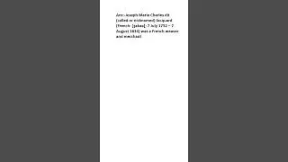 Who is Joseph Marie Jacquard?