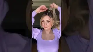 Get Luscious Ponytail in SECONDS #hairhacks #ponyhairstyle #hairextensions #hairtricks #hairtutorial
