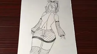 How to draw Anime characters | Step by step | Body drawing tutorials
