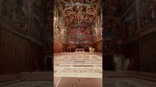 Inside the Sistine Chapel 🇻🇦 | Michelangelo&rsquo;s Divine Masterpiece in Vatican City #italy #travel