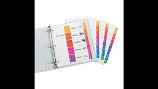 Review: Avery Jan-Dec Tab Dividers for 3 Ring Binders, Customizable Table of Contents, Multicol...