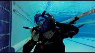 Занятия по курсу NDL Full Face Mask. Полнолицевая маска Ocean reef G-divers. 2