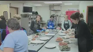 Archangel Michael Greek Orthodox Church preparing for Greek Food and Wine Festival in Campbell, Ohio