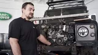 Land Rover Defender 110 Engine AMG Swap