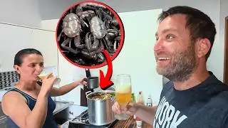 FIZEMOS uma PANELA ENORME de CARANGUEJO! (NÃO SOBROU NADA) T14.ep143