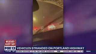 Drivers stranded in Portland's frozen highways | FOX 13 Seattle