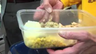 Watch Br Dave prepare a take home meal for Thanksgiving at St Bens Community Meal