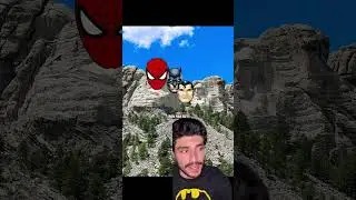 Superhero Mount Rushmore 