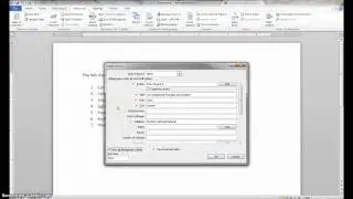 Brief Introduction to Microsoft Word 2010 Reference Manager