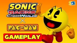 Sonic Racing: CrossWorlds [Race Park / PAC-MAN DLC Gameplay]