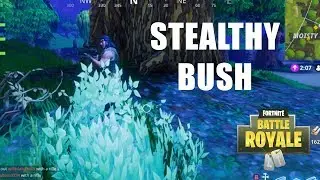 STEALTHY BUSH! Sniper Shoot Out Ending! Fortnite 1.28 Update Gameplay!  | Fortnite Battle Royale