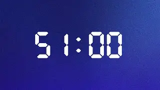 51 Minute Timer to Shift Your Brain Waves to Focus & Stay in Frequency | Deep State Edition | NX 🎵🎵